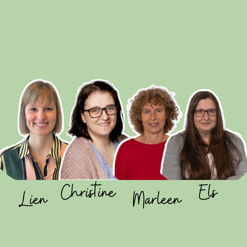 Lien, Christine, Marleen en Els